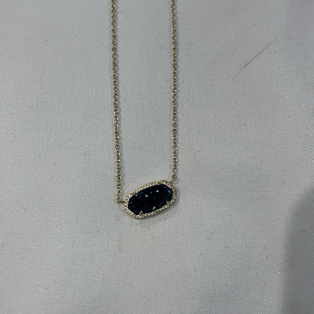 Kendra Scott blue Elisa necklace